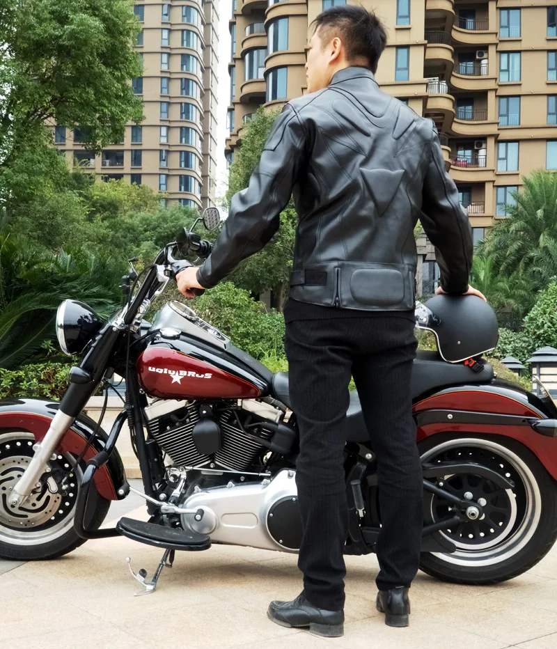 Бесплатная доставка Stormwid Новинка крутая ПУ профессиональная мотоциклетная