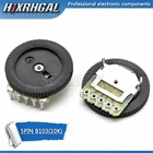 10 шт. двойной Шестерни настройки потенциометра B103 10K 5Pin 16*2 мм циферблат потенциометра с коническим отверстием производства колесо регулировки громкости дуплекс потенциометра hjxrhgal