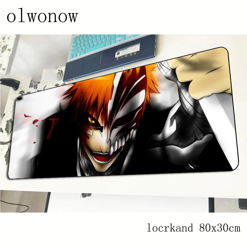 BLEACH Коврик для мыши 80x30 см Модный игровой коврик большой геймер HD с узором