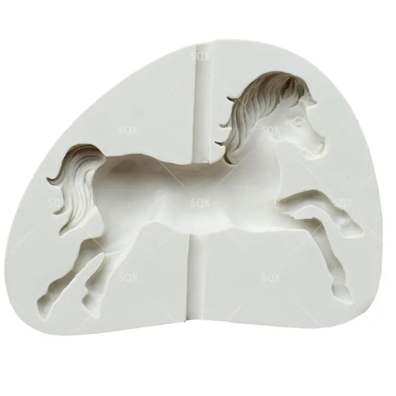 Силиконовая форма в форме карусели для помадки инструменты украшения тортов