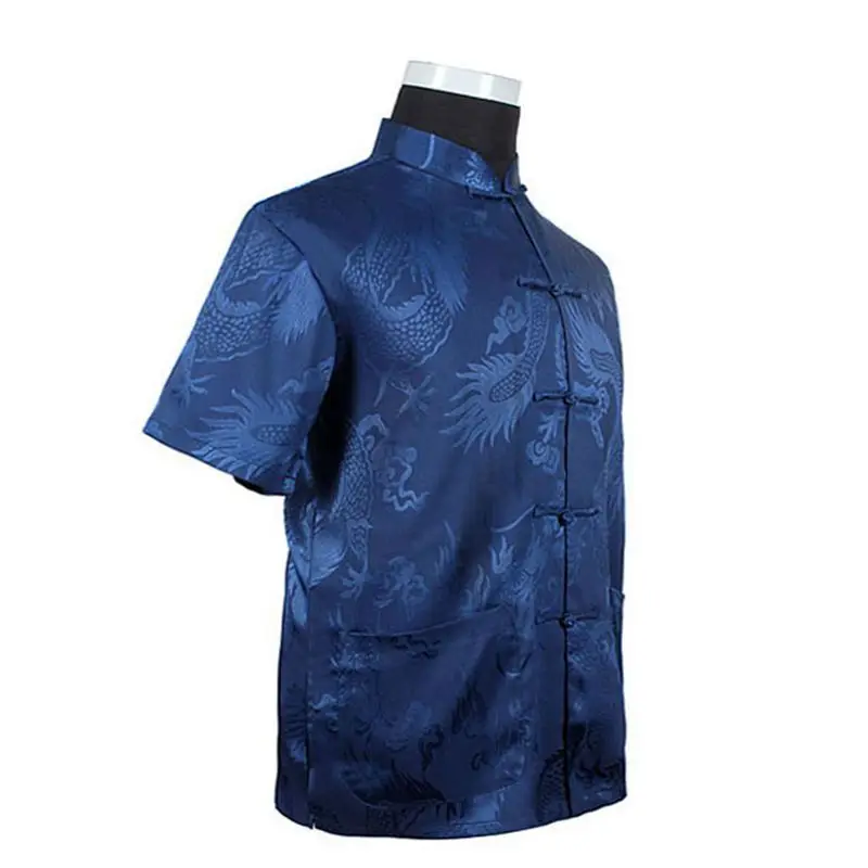 Мужская рубашка с коротким рукавом в китайском стиле|sleeve shirt|sleeved bibshirt shoes |