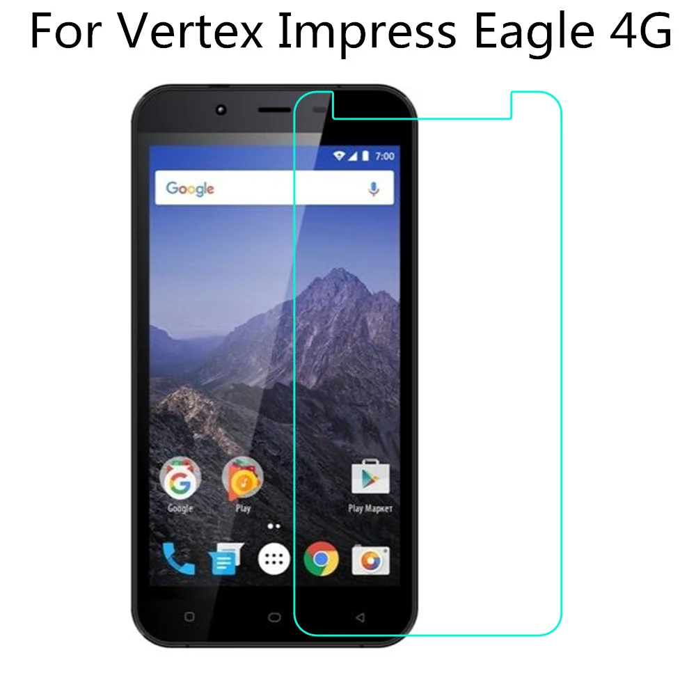 Ультратонкое закаленное стекло 9H для Vertex Impress Eagle 4G Премиум протектор экрана