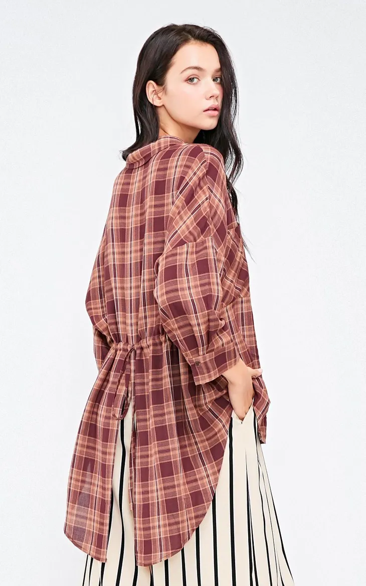 Vero Moda Новая женская Свободная рубашка с открытыми плечами и завязками на спине с завязками на 3/4 рукавом | 318331517