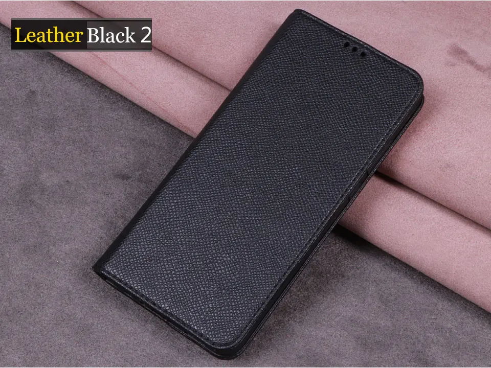 Black 2 Роскошный кожаный чехол-книжка RYKKZ для ASUS ZenFone 5Z, чехол-подставка для мобильного телефона ASUS ZenFone 5 5Z ZS620KL, кожаный чехол для телефона - Цвет: Black 2