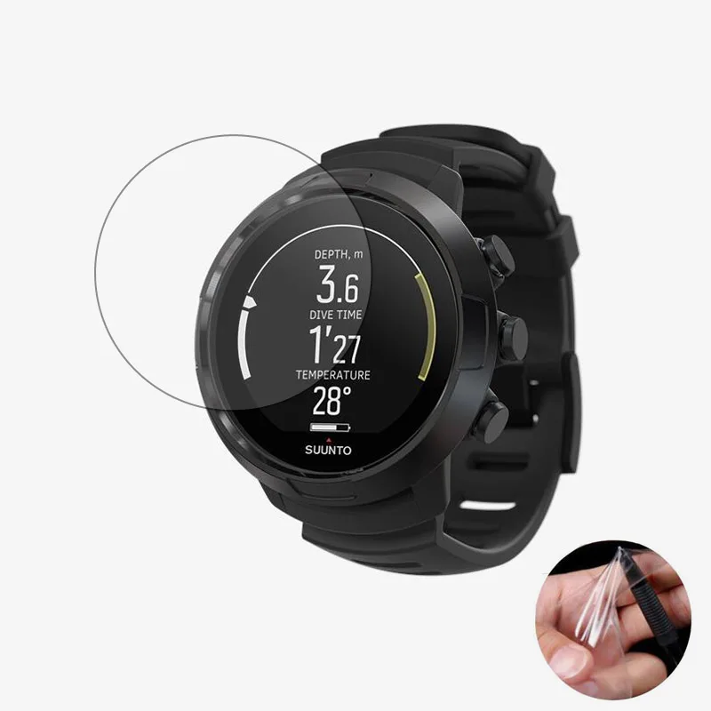 2 шт ТПУ мягкая прозрачная защитная пленка Смарт часы для Suunto D5 Дайвинг GPS