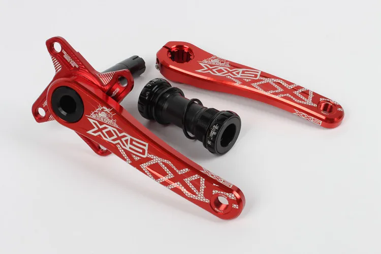 Улитка MTB горный велосипед полый шатун алюминиевый сплав кривошипная цепь колеса один диск 44T 46T 50T 52T Большая пластина