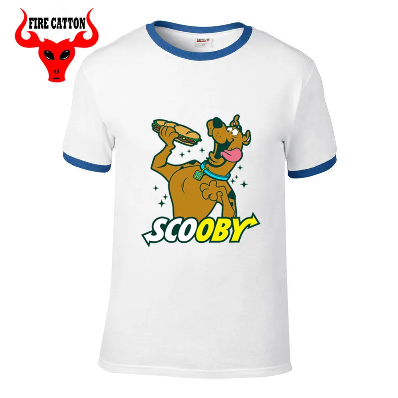 Новинка летняя супернатуральная футболка классная модная для малышей Scooby Doo