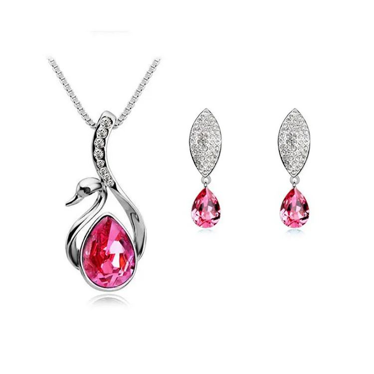 Весна 2014 оптовая продажа Модные Классические Ювелирные наборы с кристаллами