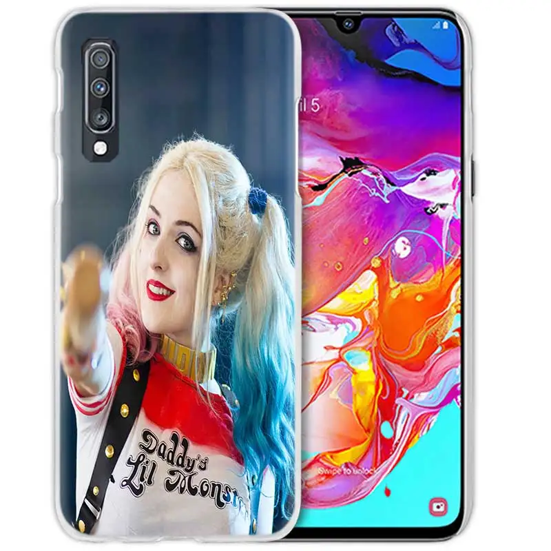 "," Харли Квинн "с принтами" отряд самоубийц "," чехол для samsung Galaxy M40 A50 A80 A70 A60 A40 A30 A20e A10 J4 J6 плюс J8 жесткий чехол из ПК для телефона