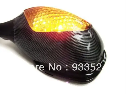 Пара дымовых зеркал из углеродного волокна для 2005 2010 Suzuki GSX R 1000|gsxr carbon fiber|carbon fiber