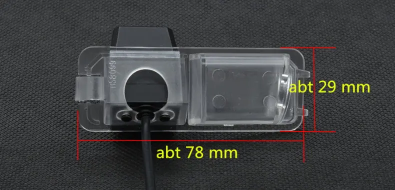 Для Volkswagen Crosspolo/Skoda Yeti Камера заднего вида/HD CCD RCA NTST PAL/лампа для номерного знака OEM
