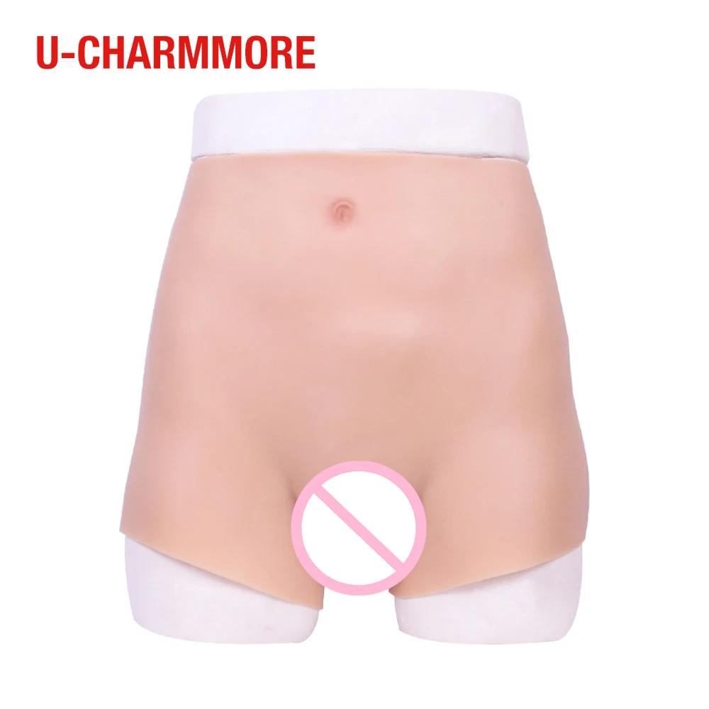 

U-CHARMMORE, реалистичные силиконовые трусики, нижнее белье, проникающие искусственная вагина для трансвеститов, трансвеститов, королев транссексуалов