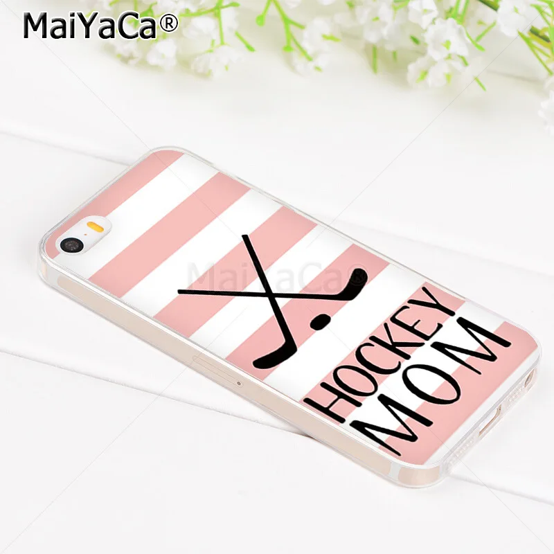 MaiYaCa Хоккей мама на продажу! Роскошный крутой прозрачный мягкий чехол для телефона iPhone 8 7 6S Plus X XS XR 5S SE 11 11pro max чехол