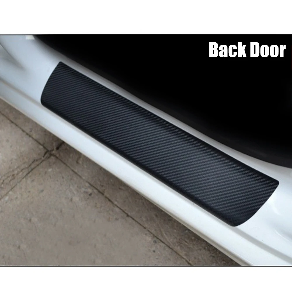 4 шт. накладка на пороги автомобиля педали для Peugeot 408 2014 2016 стикер из углеродного