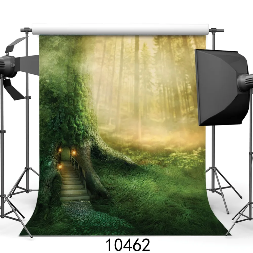 Лес мечта фон для фотосъемки фотостудии Виниловые фотообои-студия-фон 10x10ft 10462 |