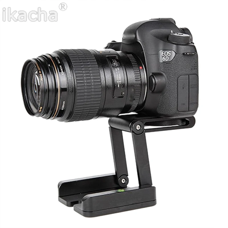 Наклонная головка DSLR складной кронштейн из алюминиевого сплава держатель для