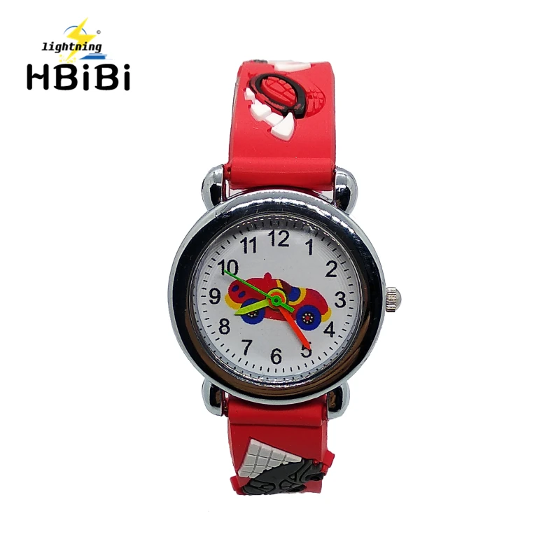 Wholesale promotion !! Cartoon Car Story Kids Watches Students Boys Girls Clock Skates Quartz Children Watch Sports Wristwatches | Наручные