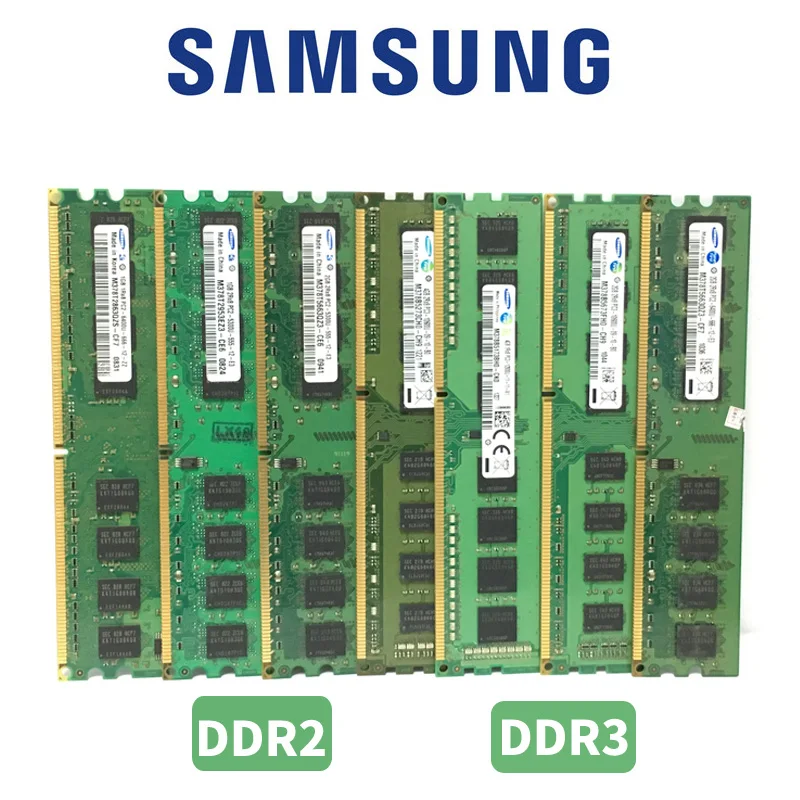 Samsung PC Память RAM Memoria модуль Настольный DDR2 DDR3 1 Гб 2 ГБ 4 ГБ PC2 PC3 667 МГц 800 МГц 1333 МГц 1600 МГц 8 Гб 1333 1600 800 оперативная память