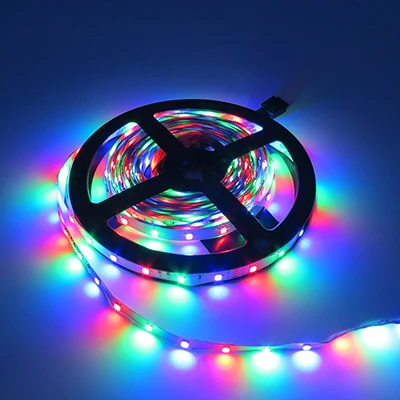 Водонепроницаемый СИД оптовик 3528 RGB светодиодные полосы света 5 м 300smd светодиодные полосы+ 24 клавиши контроллер+ адаптер или белого и синего цвета redfree корабль