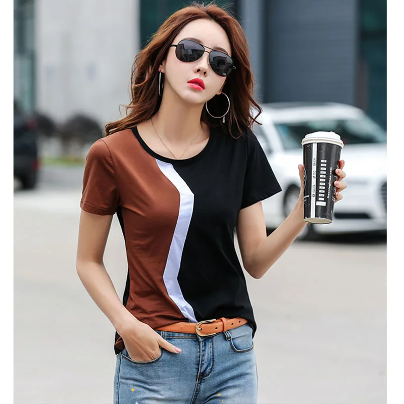 2019 Casual T Shirt Women Tshirt Plus Size T-Shirt Tops Summer Shirts Tee Femme | Женская одежда