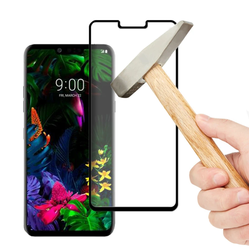 

10PCS Tempered Glass For LG G8 ThinQ / V50 ThinQ Full Cover 9H Screen Protector Protective Hard film