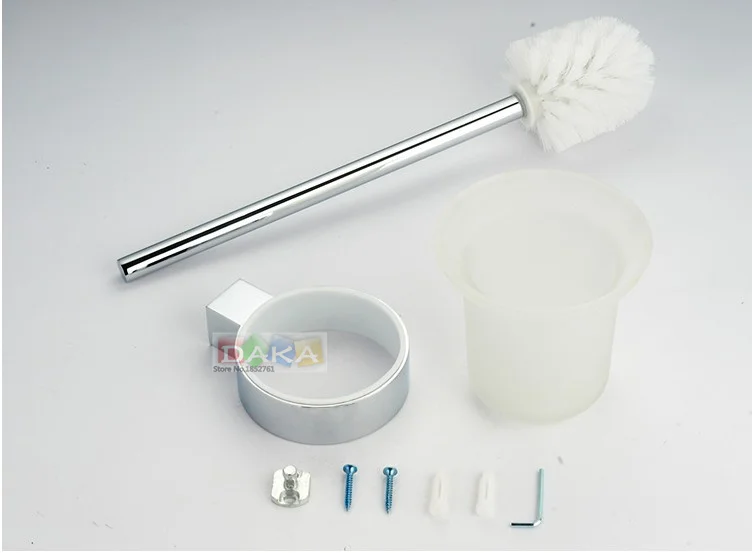 

2016 Classic Bathroom Hardware Accessories,High quality Stainless Steel Chrome Toilet Brush Holder&WC Creative Brush Set/