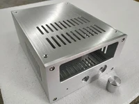 brzhifi silver aluminum case for headphone amplifier