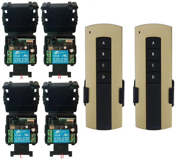 500 м DC12V 24 V 1CH 1 CH 10A RF Беспроводной удаленного Управление переключатель Системы