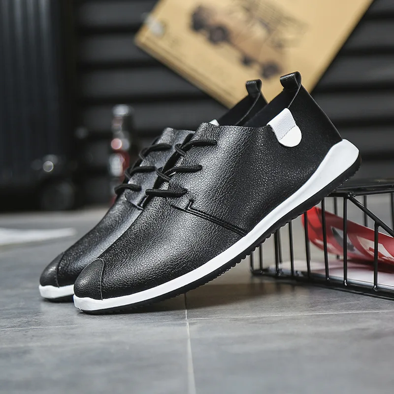 2018 весенне-осенняя новая дышащая обувь с низким вырезом на шнуровке Повседневная