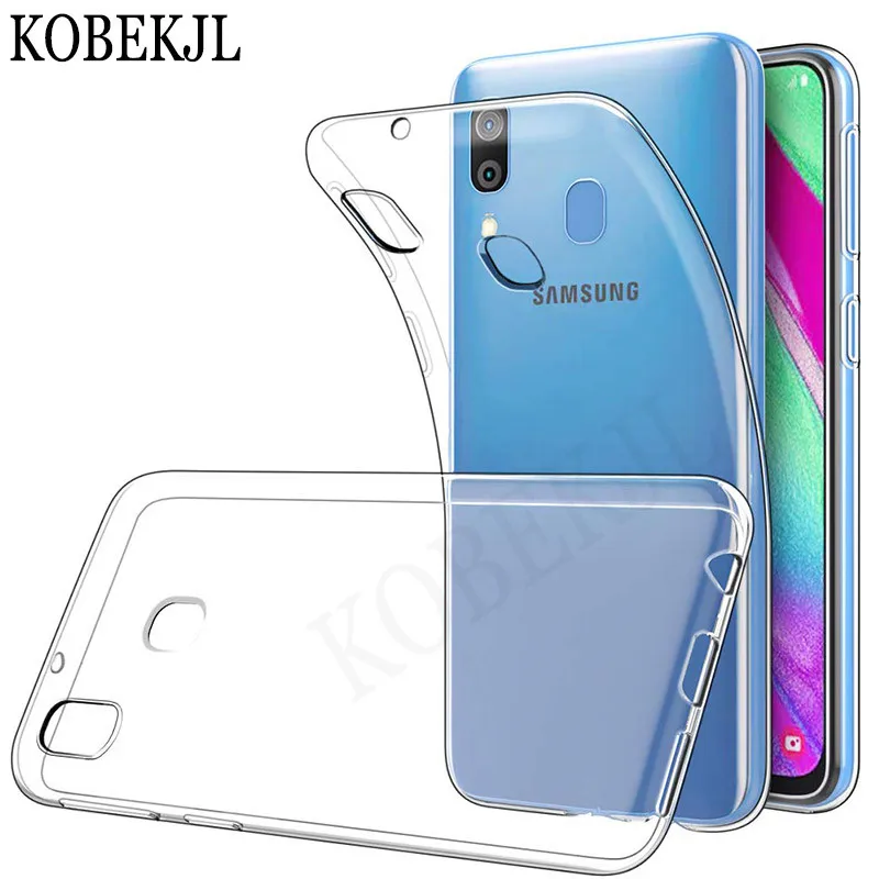 Чехол из тпу для Samsung Galaxy A40 мягкий прозрачный силиконовый чехол телефона A20e A202F A20