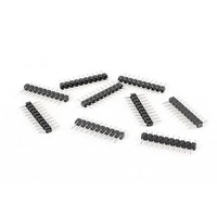10pcs single row 2mm pitch 10 pins straight connector header