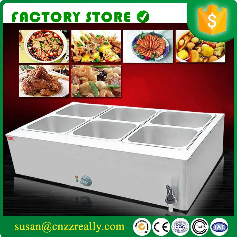 

Food warmer factory wholesale kitchen equipment electric deep bain marie
