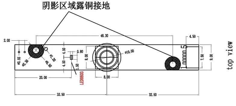 Высокое качество 2 мега широкоугольный объектив видеокамера USB модуль камеры cmos