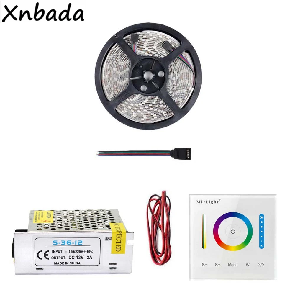 2835SMD RGB Светодиодная лента 60 светодиодов/м гибкий светильник с Bluetooth Led контроллер