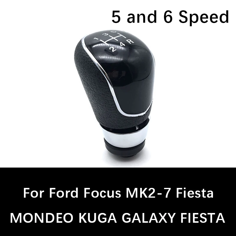 5 скоростей 6 скоростей ручка переключения передач для Ford Focus MK2 MK3 MK4 MK7 Fiesta MONDEO KUGA GALAXY FIESTA авто ручная рукоятка рычага переключения передач