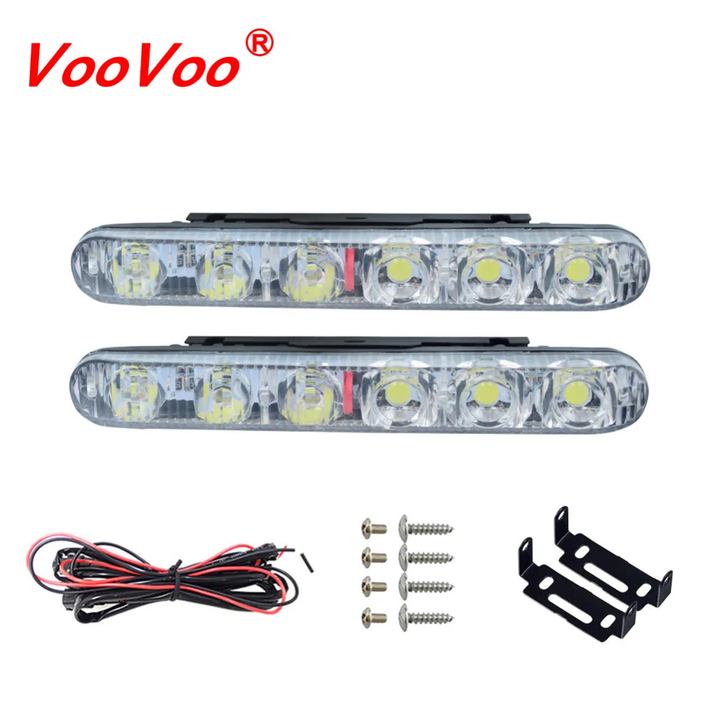 VooVoo 2 шт. DRL светодиодный Наводнение Светодиодный светильник бар рабочий 4WD 12V