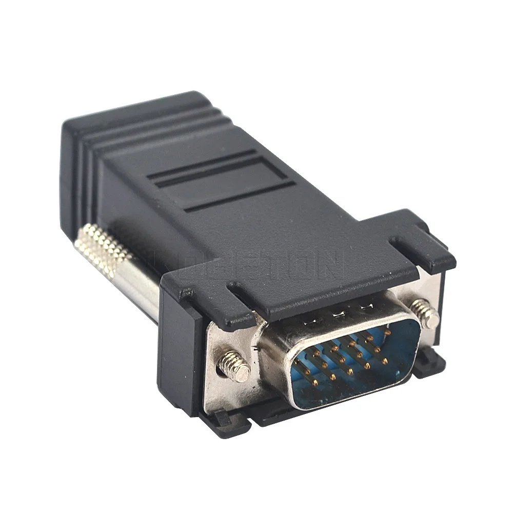 Удлинитель kebidu RJ45 в VGA шнур удлинитель штекер к локальной сети Cat5 Cat5e Ethernet Женский