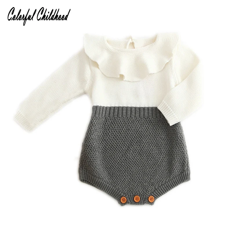 Комбинезоны для новорожденных девочек трикотажные комбинезоны с длинным