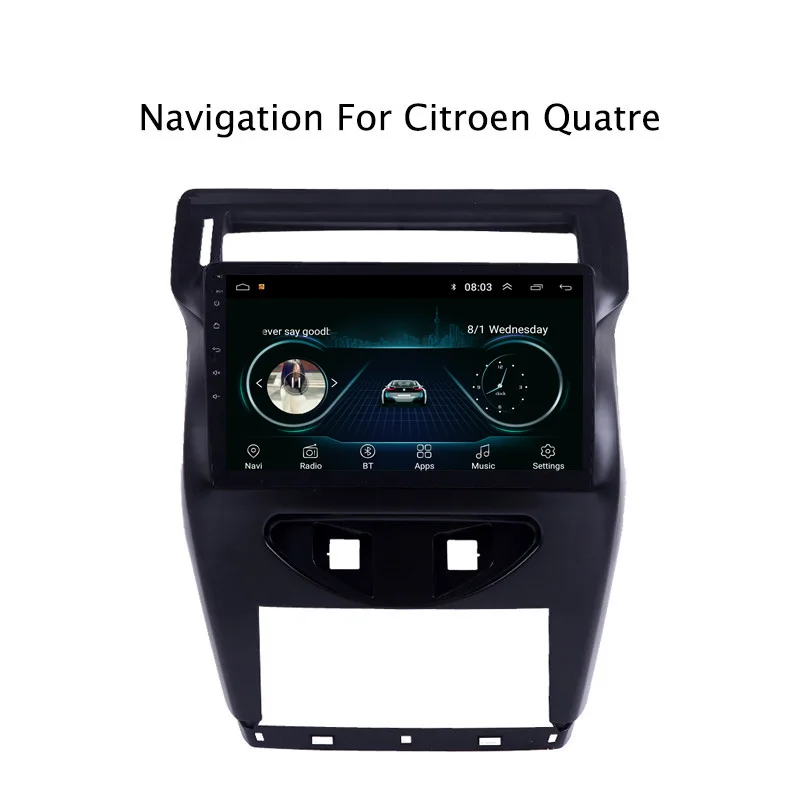 10 1 "2.5D IPS Android 8 автомобильный DVD GPS плеер для Citroen C Quatre 2012 2013 2014 Радио Стерео