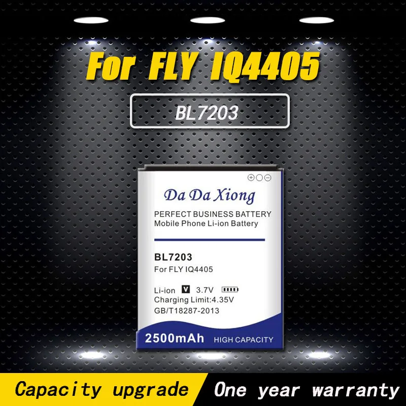 

High Quality 2500mAh BL7203 Li-ion Phone Battery For FLY IQ4405 IQ4413 Cell