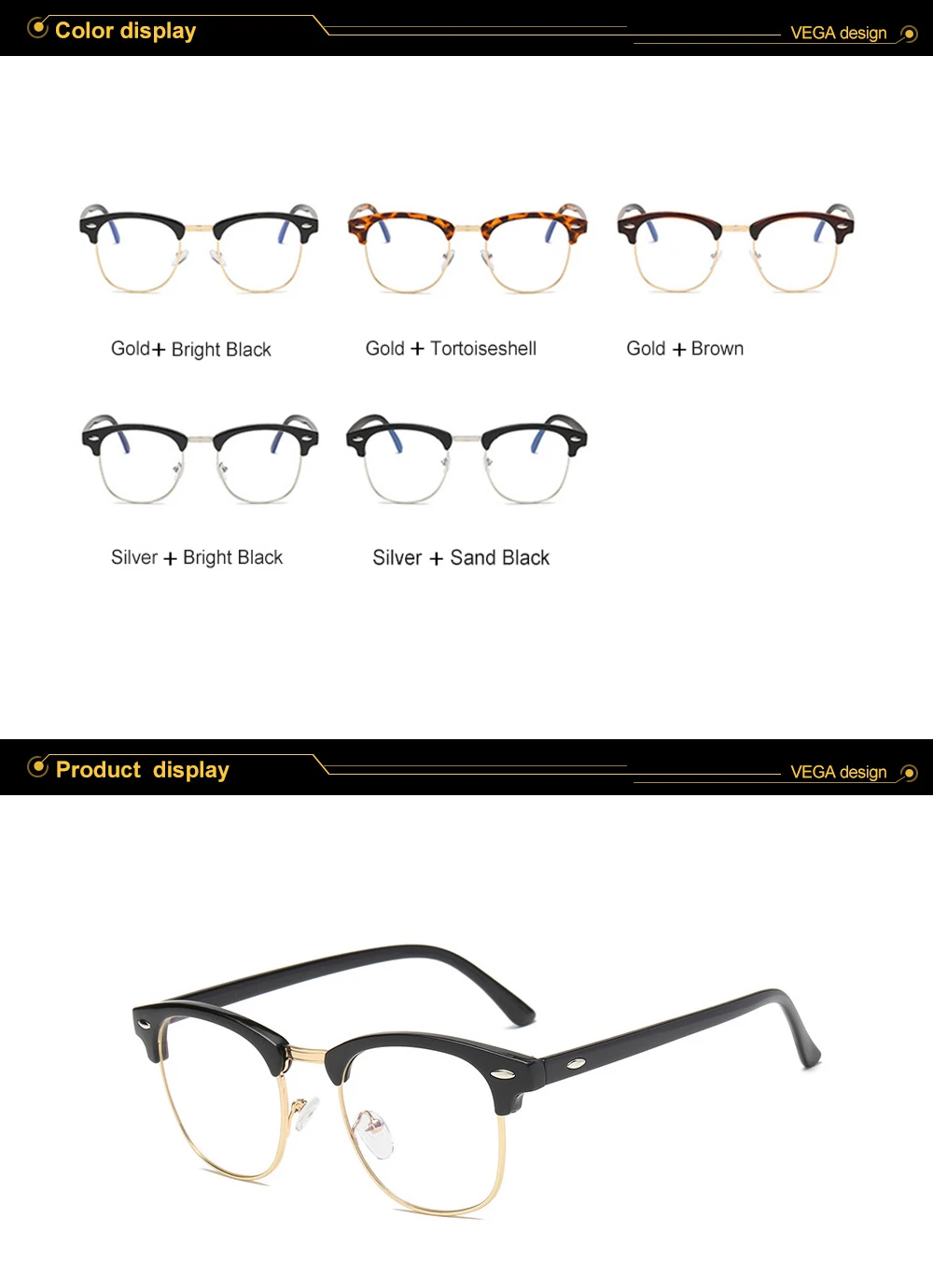 VEGA Eyewear Oval Blue Light glass es для компьютера, мужчины, женщины, стекло для ПК, синий Блокер, компьютерное стекло es, лучшие игровые очки VG247