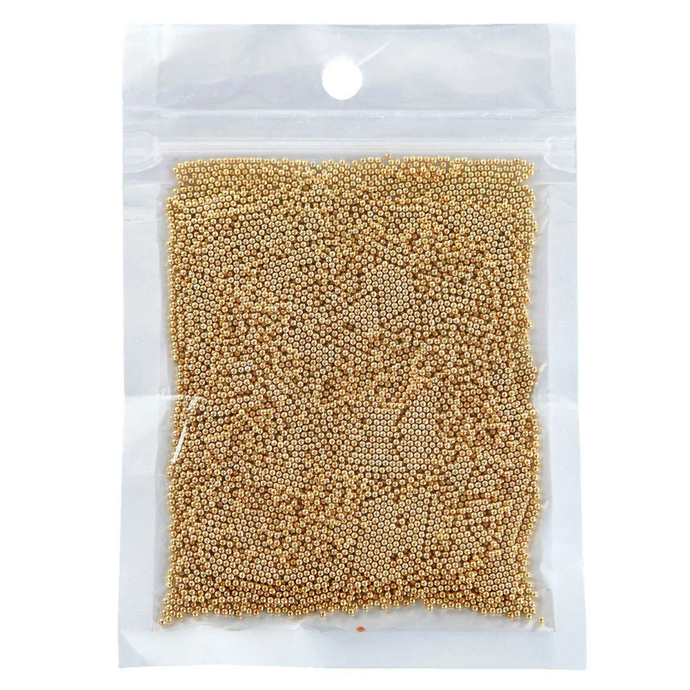 1 шт. 50 г золотистые/Серебристые икры микро бусины рыбное яйцо шарик для маникюра