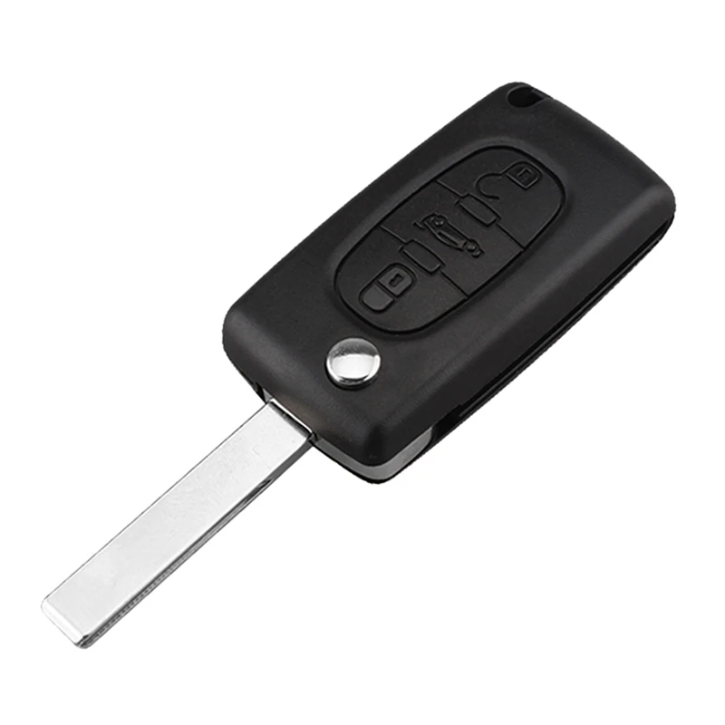 Uncut дистанционный Автомобильный ключ 3 кнопки для PEUGEOT 807 407 308 307 207 CC SW Φ 433Mhz CE0523 ASK