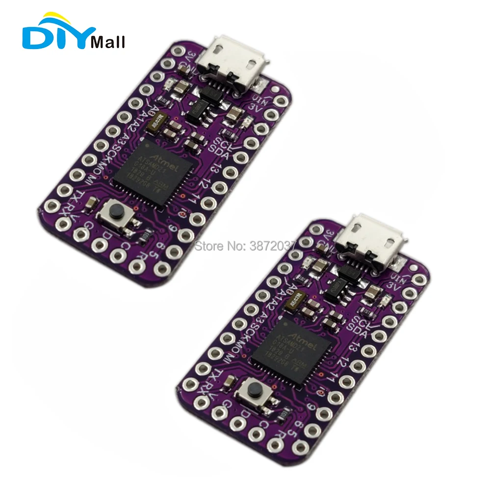 2 шт./лот DIYmall GY-SAMD21 мини Breakout сенсор для Arduino IDE Atmel ATSAMD21G18 32-битный ARM Cortex-M0 |