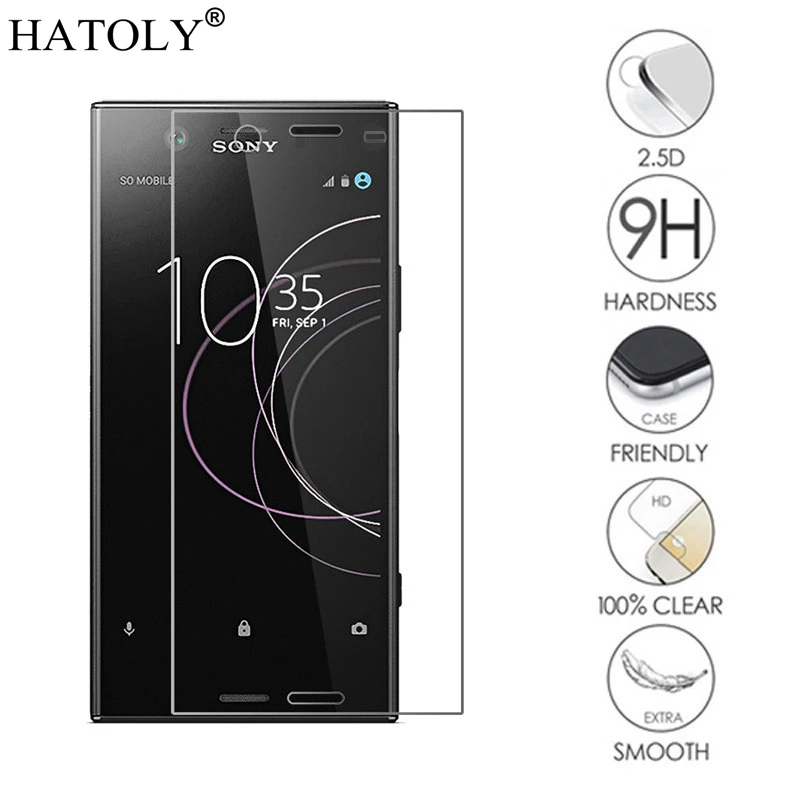 2 шт. закаленное стекло для Sony Xperia XZ1 ультратонкая Защита экрана G8342 пленка