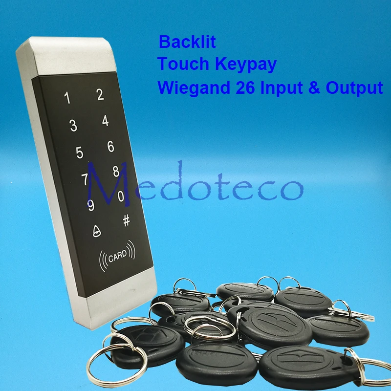 Узкая дверь контроль доступа тонкий 125 кГц Rfid карты контроля ler сенсорная