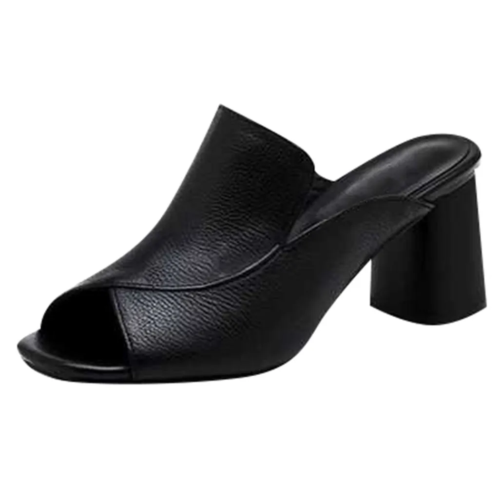 Zapatos de verano/Женская обувь на высоком каблуке с открытым носком открытые модельные