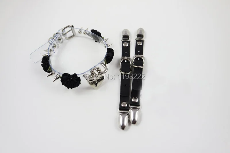 Кавайные кожаные подвязки ручной работы металлическая пряжка подвязка для пояса