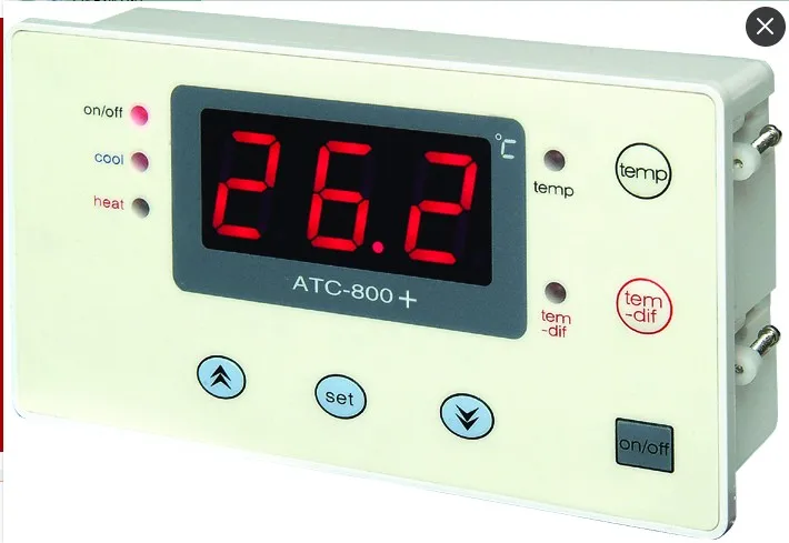 220 В цифровой регулятор температуры Термостат ATC 800 для террариума аквариум