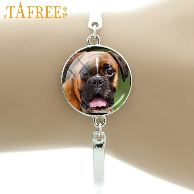 Умный Браслет TAFREE с собакой большие размеры Короткие Боксеры Джек Рассел круглый